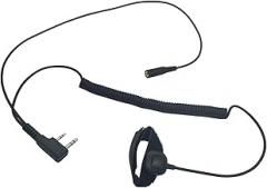 Walkie Talkie 3.5mm Female Inputs Aux Audio Adapter Push-to-Talk Finger PTT Button Compatible with BaoFeng Kenwood Retevis Samcom, for General Electronic Earmuffs to K1 Radios