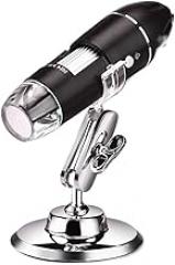 Microscopes Equipment 1000X 4.3 Inch Digital Microscope HD 1080P Electronic Desktop Electronic Magnifier(1600X)