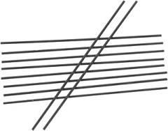 Uonlytech 10pcs High Purity Graphite Rods Versatile Stirring Rods for Melting Casting and Laboratory Use for Electrolysis and Electronics