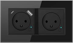 Tuya VViFi Smairt Israel Wall Switch Socket EU Power Plug Outlet USpB Type-C PD 20W Charge Port for LPhonie Arliexa Dot G00glte Home New 2026 High for Reliable Electronic Component