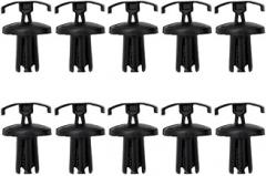 Lehuy2536gh Spare Part 10X for Motorcycle 90683-GAZ-003 Plastic Screw Fastener Clip Pushed Rivets