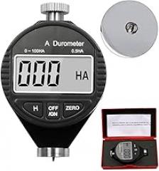 Electronic Digital Display Hardness Tester for Rubber and Silicone, Industrial Grade ACD Type Tire Hardness Tester for Vulcanized Rubber, Plastics, Foam, 0-100H Range, 3-Pack with(Type A)