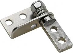 L-Type Small Metal Random Stop Damping Torque Torsion Shaft Support Hinge Electronic Instrument 1Pcs(Right,1.0N.m)