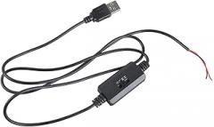 Adjustable 3 Stage USB to Open End Speed Control Cord for 5V Electronic Devices Including Desk Fan and Cooling Solution Cooling Fan Accessory