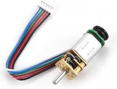 Gear Motor,DC6V 2W GBMQ-GM12BY20 with Magnetic Coded Disc Hall Encoder, Large , Low Speed and Noise,Electronic Locks, DIY Toy Cars, Small Robots,etc(6V 70RPM)