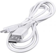3.3ft White Micro USB Data/Charging Cable Charger Power Cord Lead Compatible with by Dr. Dre Pill 2.0 B0513 Wireless Bluetooth Portable Speaker Pill 2.0Pill