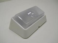 Command Electronics White LED 12V RV Camper Trailer Porch Security Light/Angled White Base