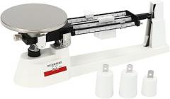 Triple Beam Mechanical Balance, 2610g/0.1g Lab Mechanical Balance Scale, Triple Beam Scale with 3 Weights & Zero Adjustment Knob, Balance Scale Pan Balance for Classroom, Electronics Industry
