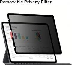 FILMEXT Removable Ipad Pro Privacy Screen Protector for Ipad Pro 11 inch (2022/2021/2020/2018), Ipad Air 5/Air 4 10.9 inch, Anti-Spy Anti-Glare Filter, Bubble Free & Easy On/Of,[Landscape Privacy]