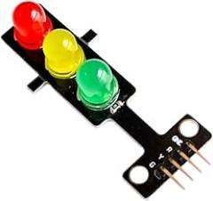 5PCS 5V Led Traffic Lights Light-Emitting Module/Digital Signal Output Light Module/Electronic Building Blocks New 2025 High for Reliable Electronic Component, Precision, Stable Performance
