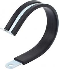 60mm Diameter Pipettes & Pipettors EPDM Rubber Lined R Shaped Zinc Plated Pipe Clips Hose Electronic Pipettors Tube Clamp