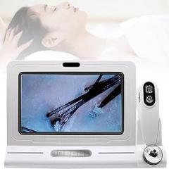 Hair Analyzer Microscope, 50X-200X Digital Scalp Detector & Hair Follicle Tester, High Definition for Skin Diagnosis and Scalp Health, Rechargeable, Easy to Use