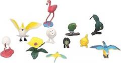 10Pcs Mini Birds Figures, Vivid Colors, Lifelike Details, Miniature Bird Figurines for Decoration DIY, Kids Cognitive Learning, Stay Away from Electronics