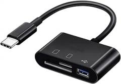 3-1 Card Reader Adaptier Type C to SD TF Memory Card Reader USpB Type C OTG Converter for Sangsiung Xiomi Phone Tablet New 2026 High for Reliable Electronic Component, Precision, Stable Performance