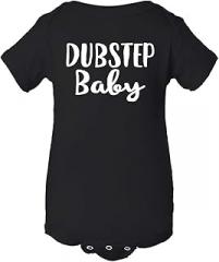 Clancey Printing Dubstep Baby Electronic Music Onesie