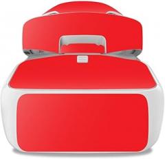 MightySkins Skin Compatible with DJI Goggles – Solid Red | Protective, Durable, and Unique Vinyl Decal wrap Cover | Easy to Apply, Remove, and Change Styles | Made in The USA