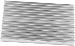 Lurrose Aluminum Alloy PCB Heat Sink Radiator Cooling Block for Ic Chip 100x60x10mm Silver, High Thermal Conductivity for Electronics Cooling and Computer Components