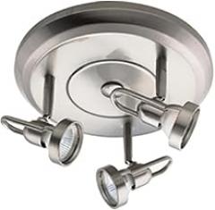 Jesco Lighting LT3143-ST 3-Light Die Cast Fixture with 50W Built-in Electronic Transformer, Satin Chrome