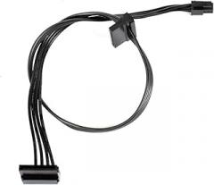 JMT PC Power Supply Cable Mini 4 Pin to SATA SSD for Lenovo M410 M415 M425 B415 M610 M710 M4200R Motherboard 4P to 1 / Turn 2 SATA (Type 2 45cm)