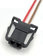 2Pin 1J0972923 Auto Wireless/Bass Horn Plug Electronic Connector Wiring Harness Pigtail Compatible Sundries Light Box 1J0 972 923(Size:1 Pc)