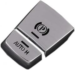 Compatible with F10 GT F07 F15 X4 F16 X5 F25 X6 F26 Aluminum Alloy Electronic Handbrake AUTO H Button Cover Trim