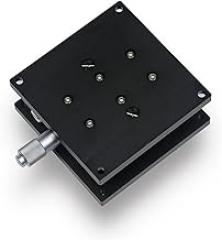 Motorized Rotary Positioning Stage LJZ90-2 Z-axis Horizontal Lifting Table fine-Tuning Slide Table, Double Cross Rail Displacement, Size 90 * 90mm Load: 88.2N (9kgf)