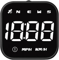 Compatible with Multiple Devices GPTS HUD Head Up Display G4S GPTS SpeedoTrackier Metier Measurement Car Speed Alarrm Car Electronic Accessories Replacement for OEM