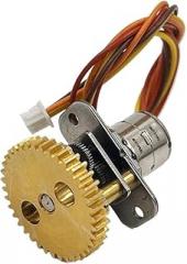 10mm 10BY Full Metal Gear Gearbox Stepping Electronic Starter 2-Phase 4-Wire Stepper 20mm Big Wheel DIY Robot Camera Lens