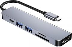 USpB C Hub to 4K HDMI-Compatible SD TF Card Reader USpB 3.0 2.0 Type C Charging Docking for MaicBook Lpaid Sangsiung S22 Dex TV Mouse New 2026 High for Reliable Electronic Component