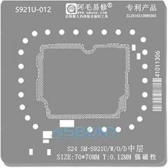 S24Plus Stencilbga Reverse Side Middle Layer Reballing Stencil Template Station for Sansung S24 S921U S921W S24+ Tin Planting Net New 2025 High Reliable Electronic Component