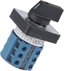 LW28-20 1-0-2 Selector Rotary Switch 5-20A 220V Changeover Switch 3Position 3Knots Electronic Starter Reversing Switch