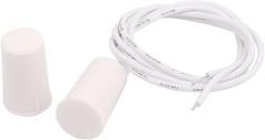 Rolling Magnetic Electronic security Contact Reed Gate Door Switch Alarm Security Cylinder Shape White