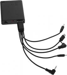 Cabilock Black Emergency with Multi Supply Portable Safe Box Battery Backup for Electronic Locks High Security Theft Technology Battery Life Versatile