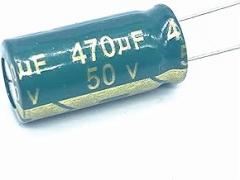 Aluminum Electrolytic Capacitor High Frequency Low Impedance 50V 470UF Size 10 * 20 470UF 50V 10pcs