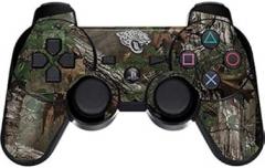 Skinit Decal Gaming Skin Compatible with PS3 Dual Shock Wireless Controller - Officially Licensed NFL Jacksonville Jaguars Realtree Xtra Green Camo Design