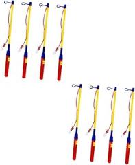 2sets Electronic Lantern Stick 39cm for Decorative Lanterns Energy Saver for Christmas Halloween Boys and Girls 4pcs*2