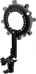 Fotodiox Flash Speedring Bracket for Nikon, Canon, Pentax, Olympus, Vivitar, Metz, Nissin, Yongnuo Flash Speedlite