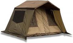 Instant Cabin Tent 3-4 Person Camping Tent - Family Waterproof Backpack Tents with Top Rainfly, Easy Set Up with Carry Bag for 4 Season Hiking Glamping Beach Outdoor (Khaki 310X260X210CM)