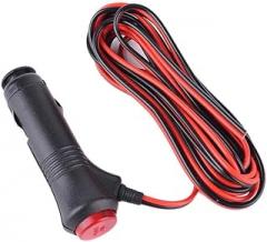 1.5Meters 12V/24V Vehicle Lighter Socket Extension Cable Cord 10A Adapter for Car Electronics