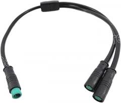 1pcs 2Pin 3Pin 4Pin 5Pin 6Pin 1 Male to 2 Female Electric Bicycle Plug Fit Compatible Scooter Brake Signal Sensor M8 Y Splitter E-Bike Cable (Color : 5pin)