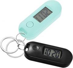 Beaupretty Electronic Examination Digital Keychain Watch Lightweight Portable Hanging Pocket Watch Clip for Students School Exams
