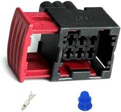 1/2/5 Sets 6 Pin 1-967241-1 1-965426-1 Tyco Amp Automotive Electronic Waterproof Plug Cable Sealed Connector 1-965425-1(Color:6p Female,Size:1 Set_6P)