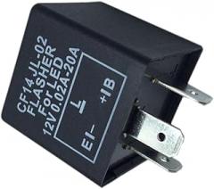 Mikinona 12v Car Led Flasher Pin Electronic Relay for Turn Signal Low Voltage Replaceable Dc Interior Lights