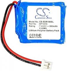 Replacement Battery for 'D'o'g'tra 1900S Receiver, 1900S-BE Black Edition, 1900S-Camo Wetlands, 1900S-HF Hands Free, 1902S Receiver Part NO BP74RS（300mAh/7.24V）