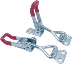 DOITOOL 5pcs Quick-release Toggle Clamp Metal Hold-down Clamps for Welding Machine and Electronic Assembly Compact Design Spindle for Safe Use