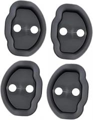 Unomor 4pcs Model y Car Door Lock Cover Silicone Latch Protector Easy Install Rust Car Essentials