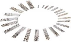 UPKOCH Mini Drill Set 0.4-3.2mm Drill Bits Sizes Plastic Storage Case for Electronics Crafts