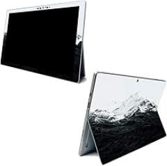 MightySkins Carbon Fiber Skin for Microsoft Surface Pro 7 - Mountain Waves | Textured Carbon Fiber Finish | Easy to Apply, Remove, and Change Styles | Made in The USA (CF-MISURPR7-Mountain Waves)