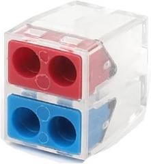 Universal Compact Wiring Splicing Conector 5/10 PCS Universal Compact Wire Connector Push-in Conductor Connector Terminal Block Fast 4/6/8/9/10/12/15 Pin Junction Box(2102,5 PCS)