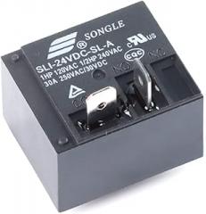 Electronic Parts 10PCS Power Relays SLI-05VDC-SL-A SLI-12VDC-SL-A SLI-24VDC-SL-A 5V 12V 24V 30A HF2160 4PIN Relay (Size : SLI-05VDC-SL-A)